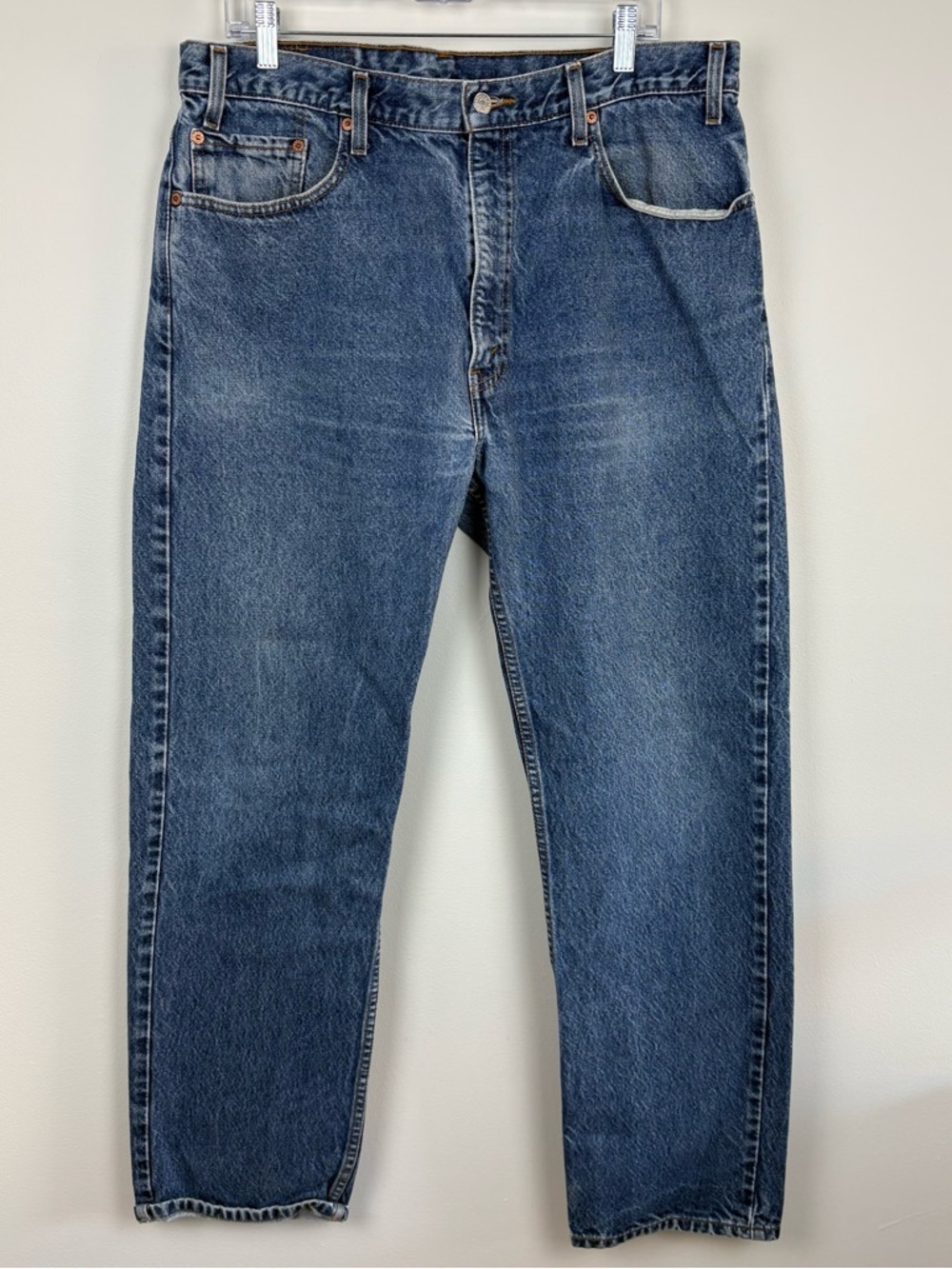 Vintage 90s Levi's Men's 505 Jeans Orange Tab 38x32 100% Cotton in EUC